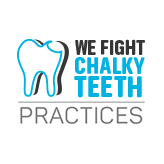 Find out more information on our We Fight Chalky Teeth Practices page We Fight Chalky Teeth Practices supporter logo